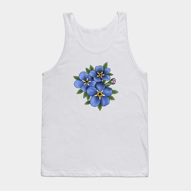 Forget me nots Tank Top by NicoleHarvey